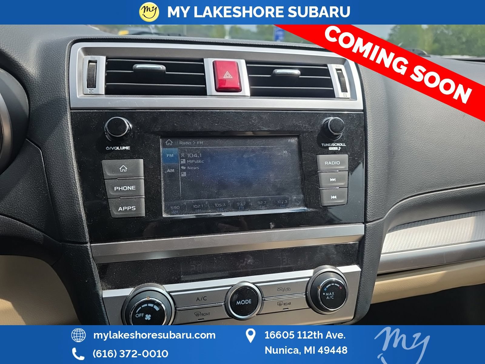Used 2018 Subaru Outback 2.5i AWD/4WD image 13