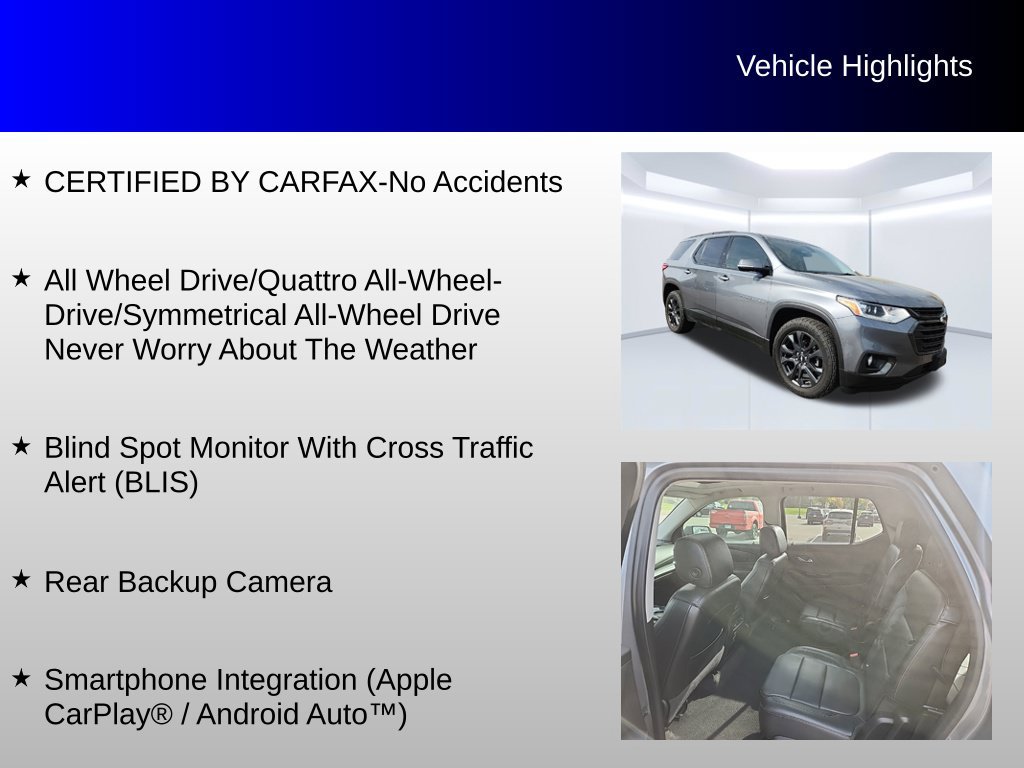 Used 2019 Chevrolet Traverse RS AWD/4WD image 4