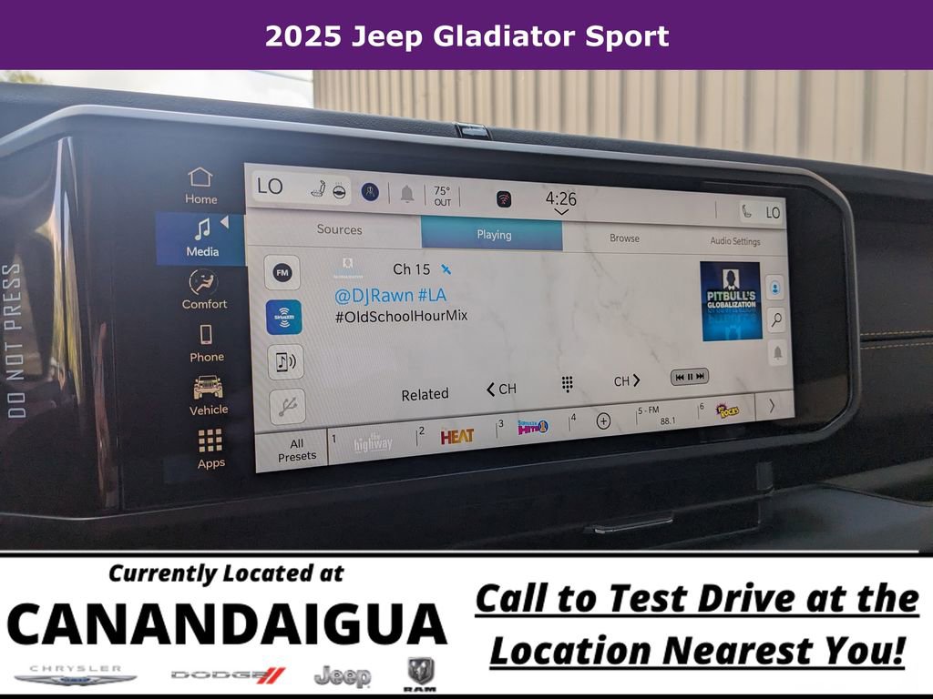 New 2025 Jeep Gladiator Sport AWD/4WD image 30