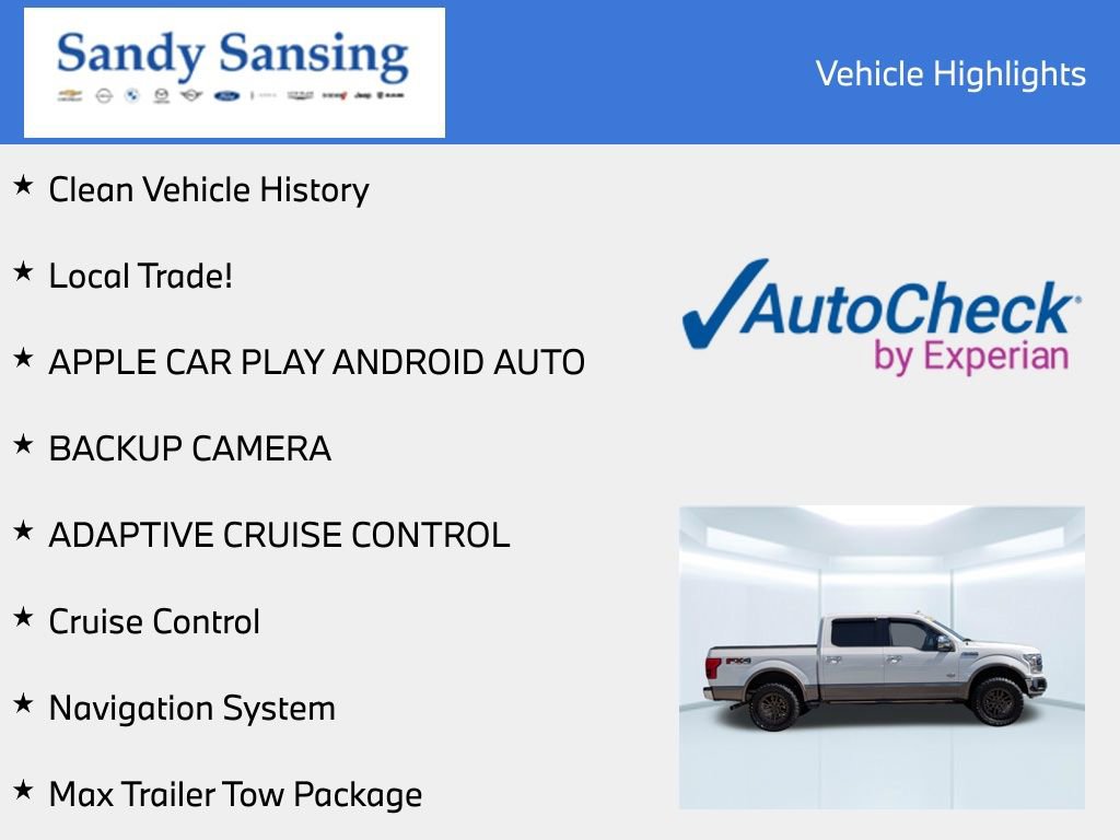 Used 2018 Ford F150 King Ranch w/ Equipment Group 601A Luxury image 8