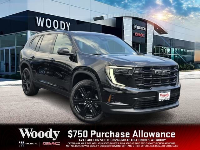 New 2026 GMC Acadia Elevation w/ Black Edition