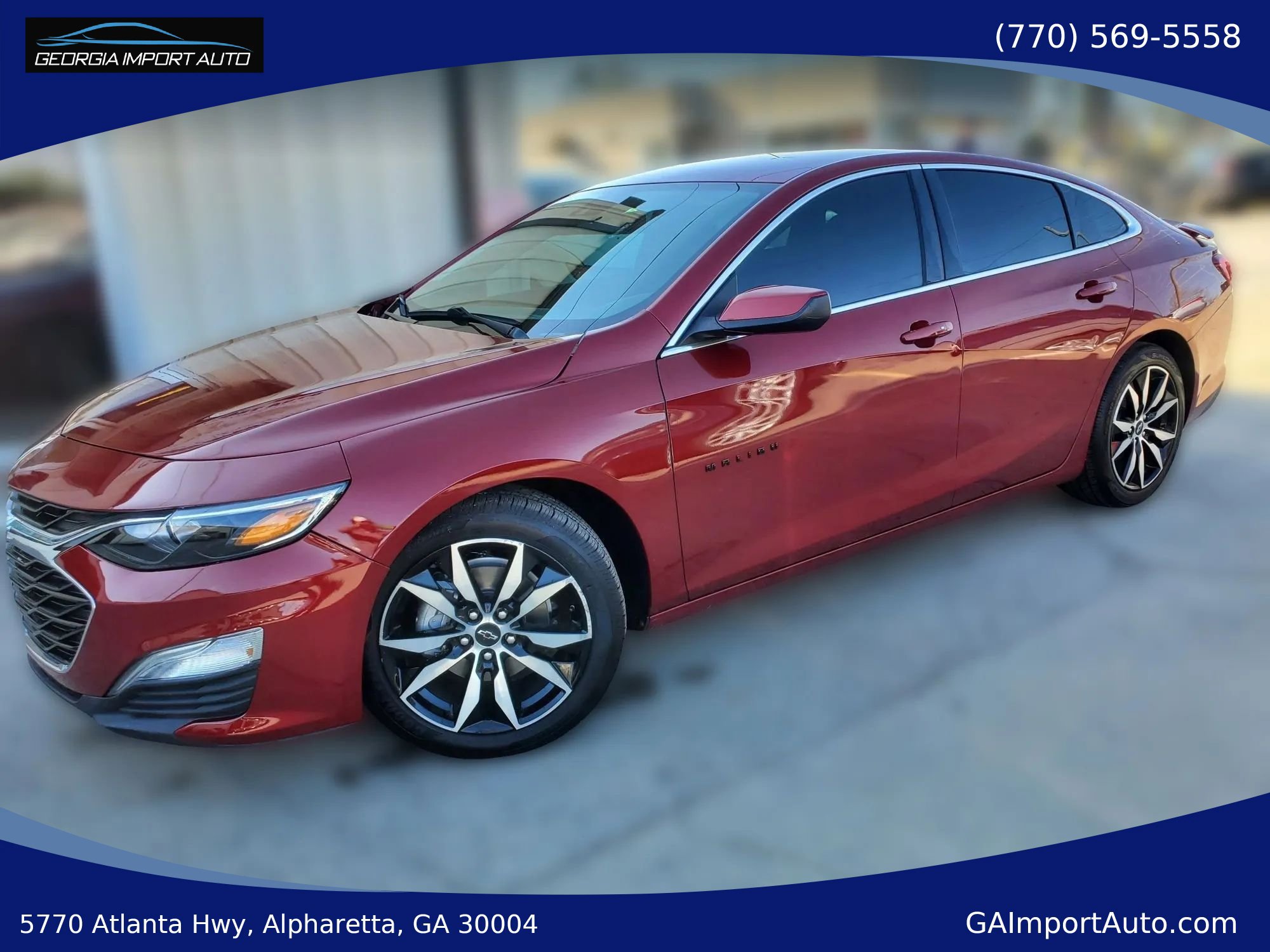 Used 2021 Chevrolet Malibu RS FWD image 1