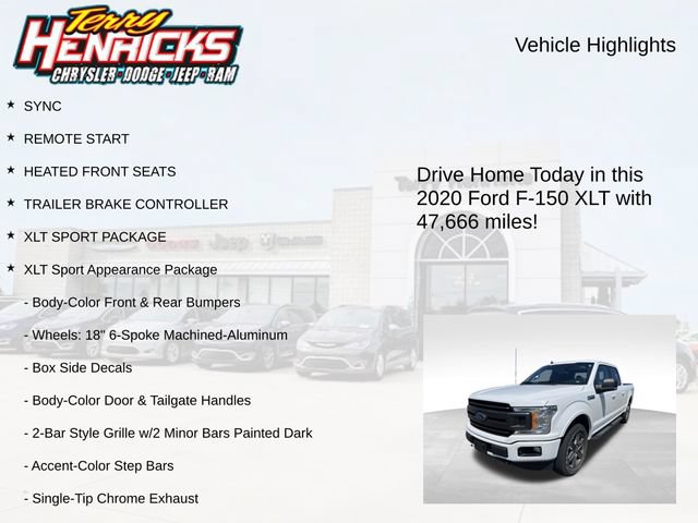Used 2020 Ford F150 XLT w/ Equipment Group 302A Luxury AWD/4WD image 4