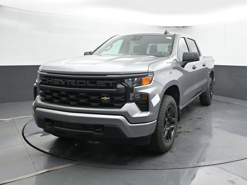 New 2026 Chevrolet Silverado 1500 Custom w/ Turbomax Blackout Package AWD/4WD image 3
