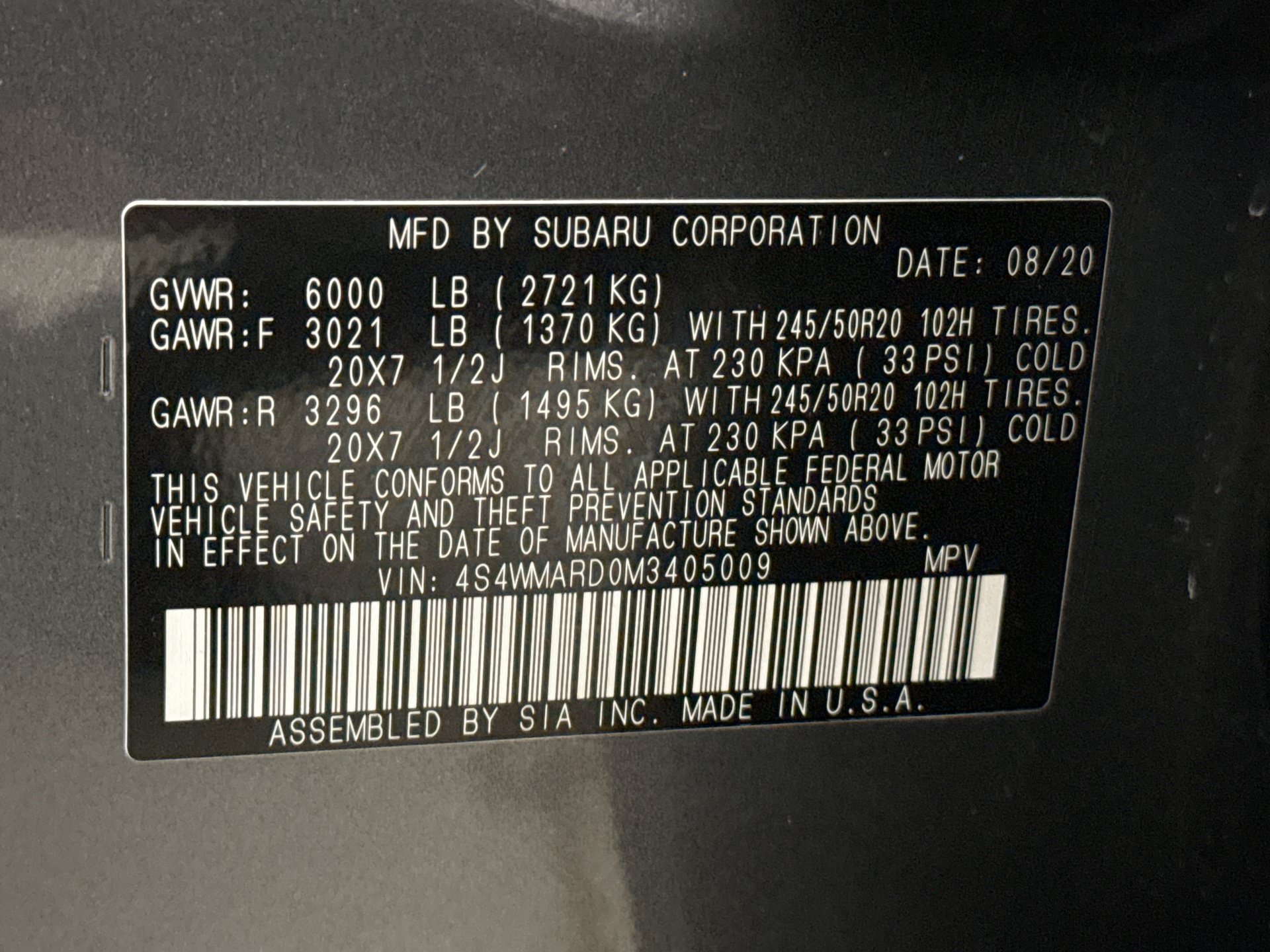 Used 2021 Subaru Ascent Touring AWD/4WD image 27