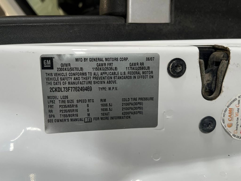 Used 2007 Pontiac Torrent AWD w/ Preferred Package image 27