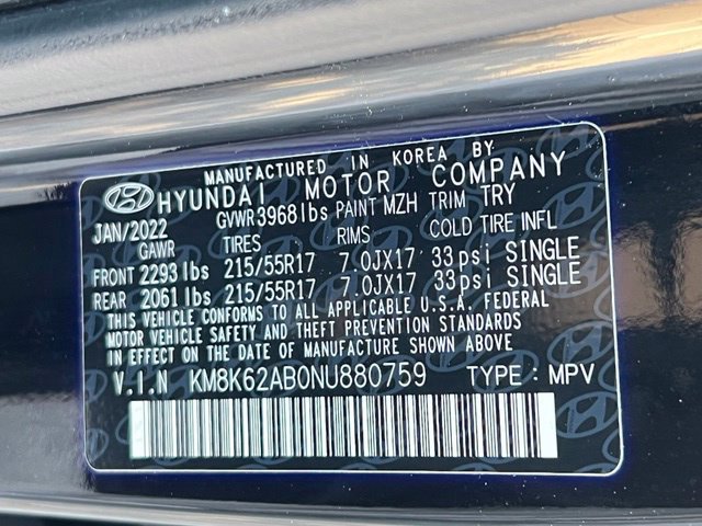 Used 2022 Hyundai Kona SEL w/ Cargo Package FWD image 33