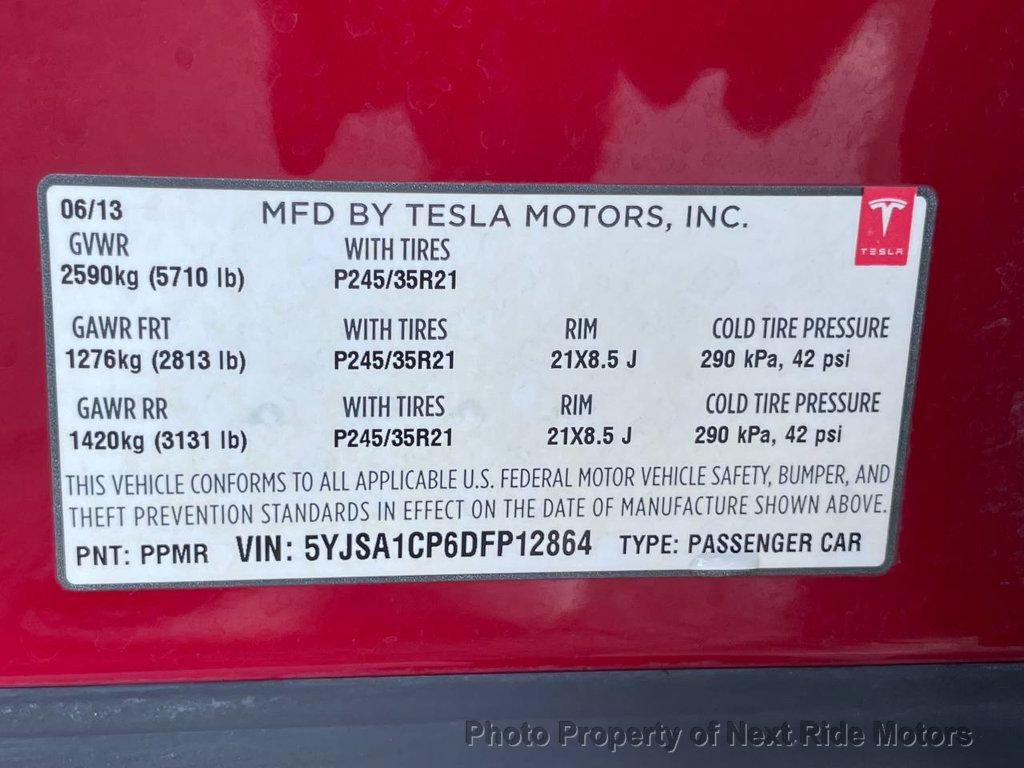 Used 2013 Tesla Model S Performance RWD image 24