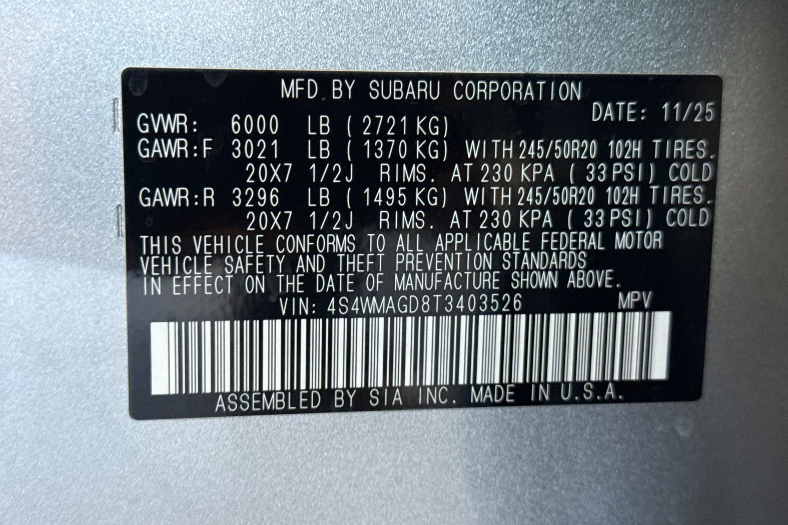 New 2026 Subaru Ascent Limited w/ Popular Package #2 image 29