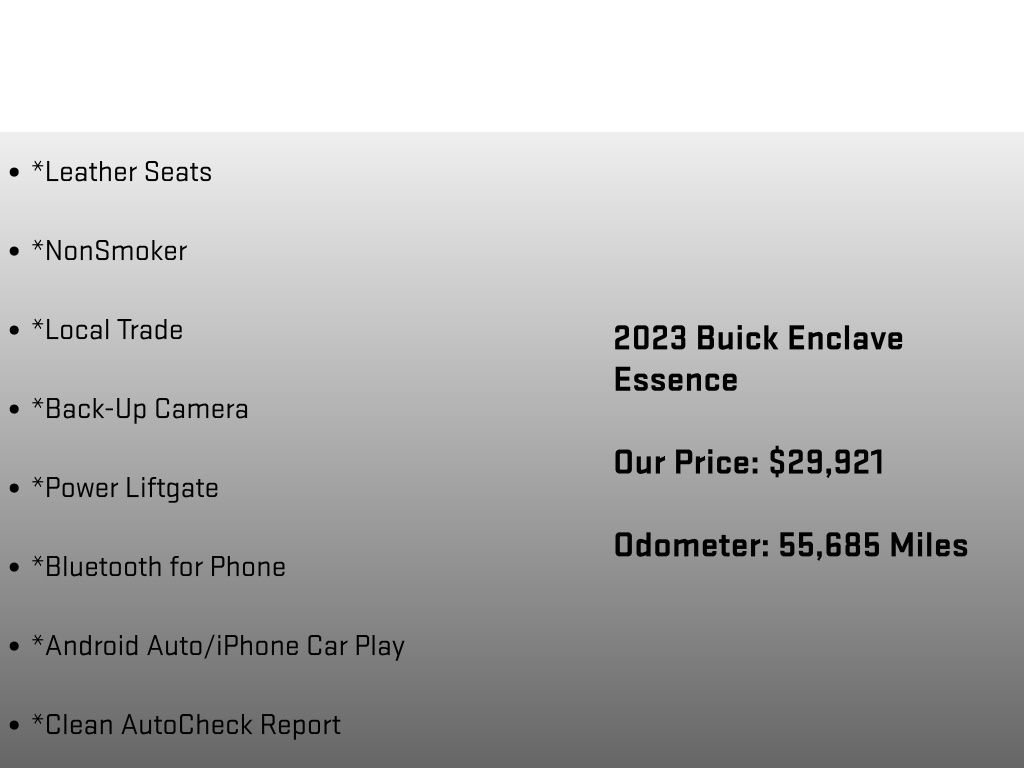 Used 2023 Buick Enclave Essence w/ LPO, Floor Liner Package image 12