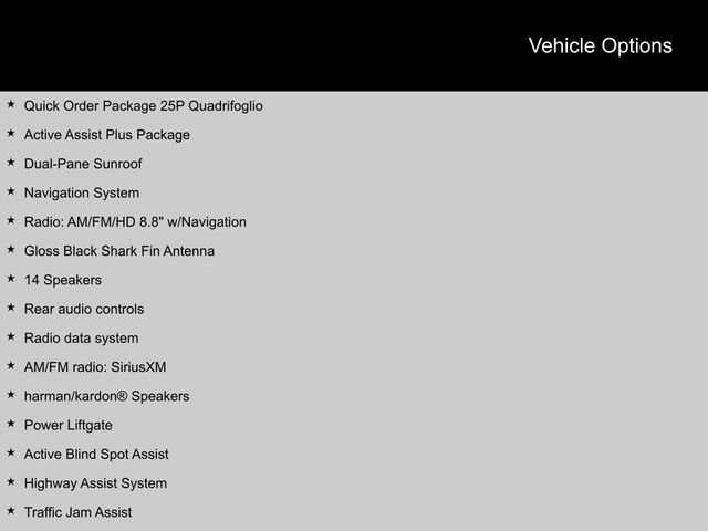 Used 2022 Alfa Romeo Stelvio Quadrifoglio w/ Active Assist Plus Package image 2