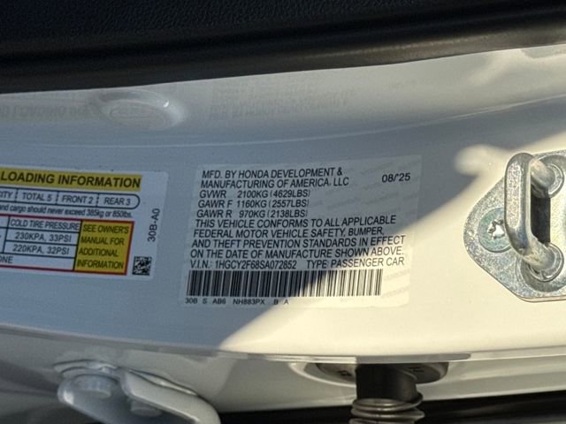 New 2025 Honda Accord EX-L image 28