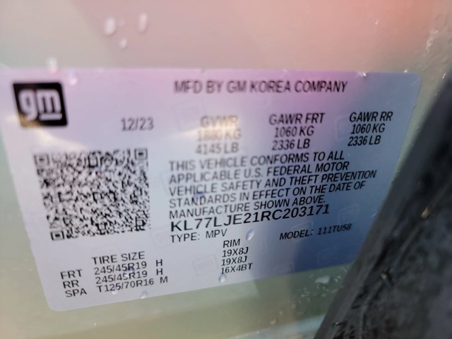 Used 2024 Chevrolet Trax RS w/ Sunroof Package FWD image 29