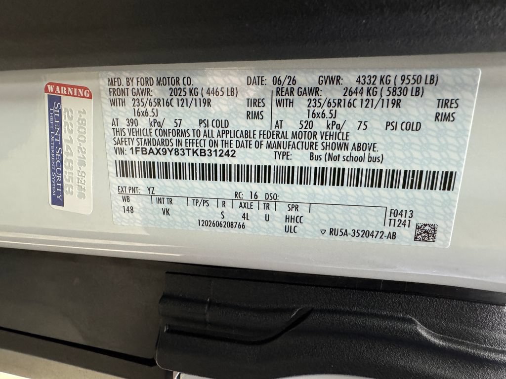 New 2026 Ford Transit 350 XL AWD/4WD image 32