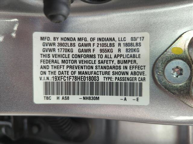 Certified 2017 Honda Civic EX-L image 15