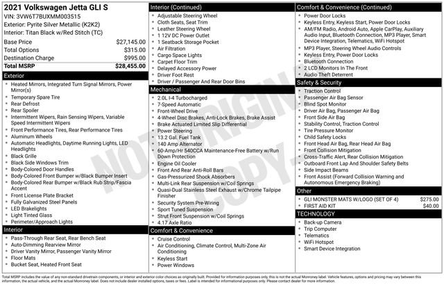 Used 2021 Volkswagen Jetta GLI image 26