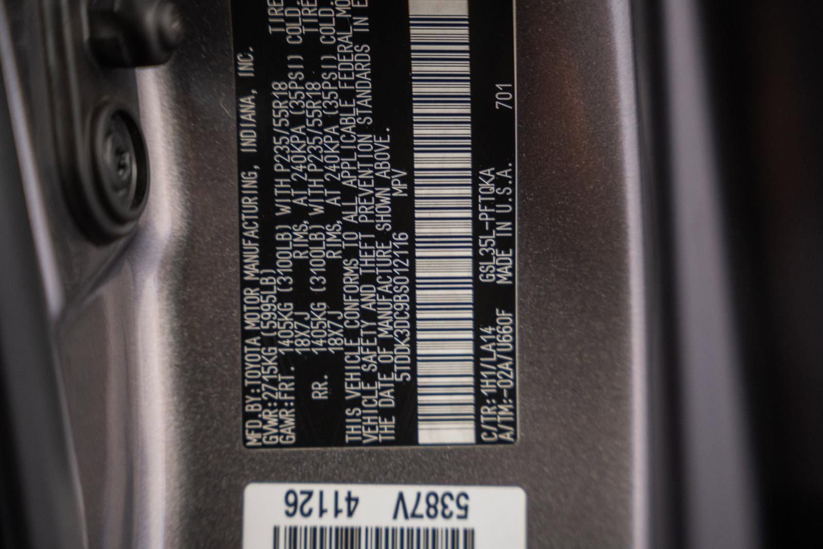 Used 2011 Toyota Sienna Limited w/ Premium Pkg image 50