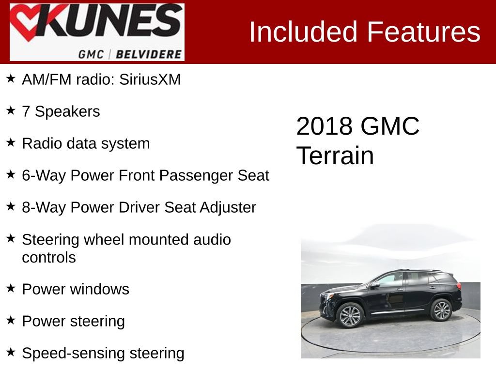 Used 2018 GMC Terrain Denali w/ GMC Pro Grade Package AWD/4WD image 3