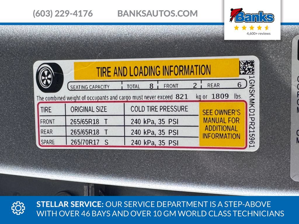 Certified 2023 Chevrolet Tahoe LS AWD/4WD image 9