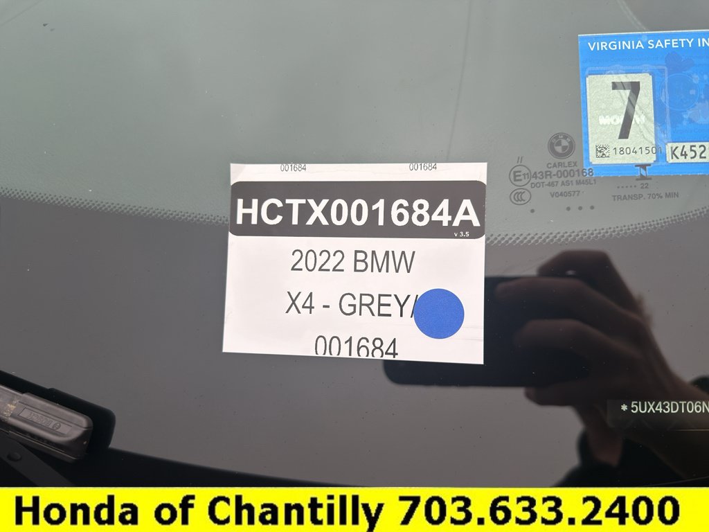 Used 2022 BMW X4 M40i w/ Shadowloine Package AWD/4WD image 32