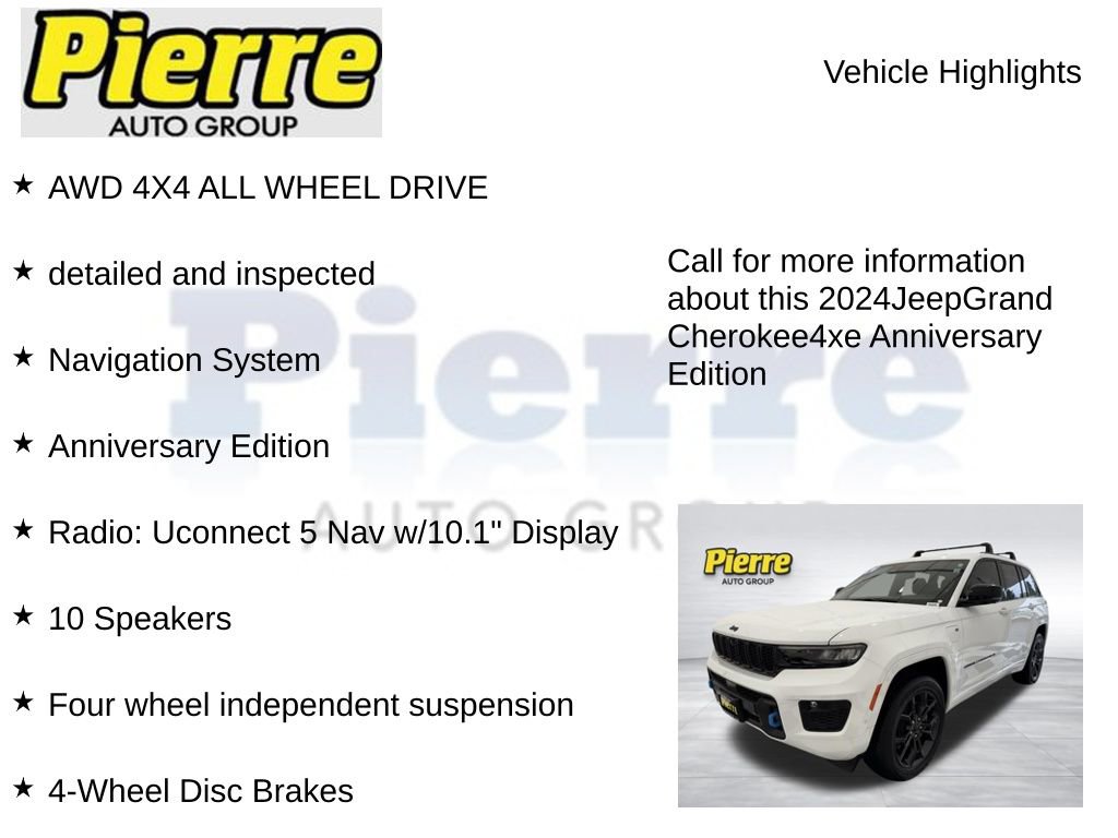 Used 2024 Jeep Grand Cherokee Limited 4xe AWD/4WD image 7