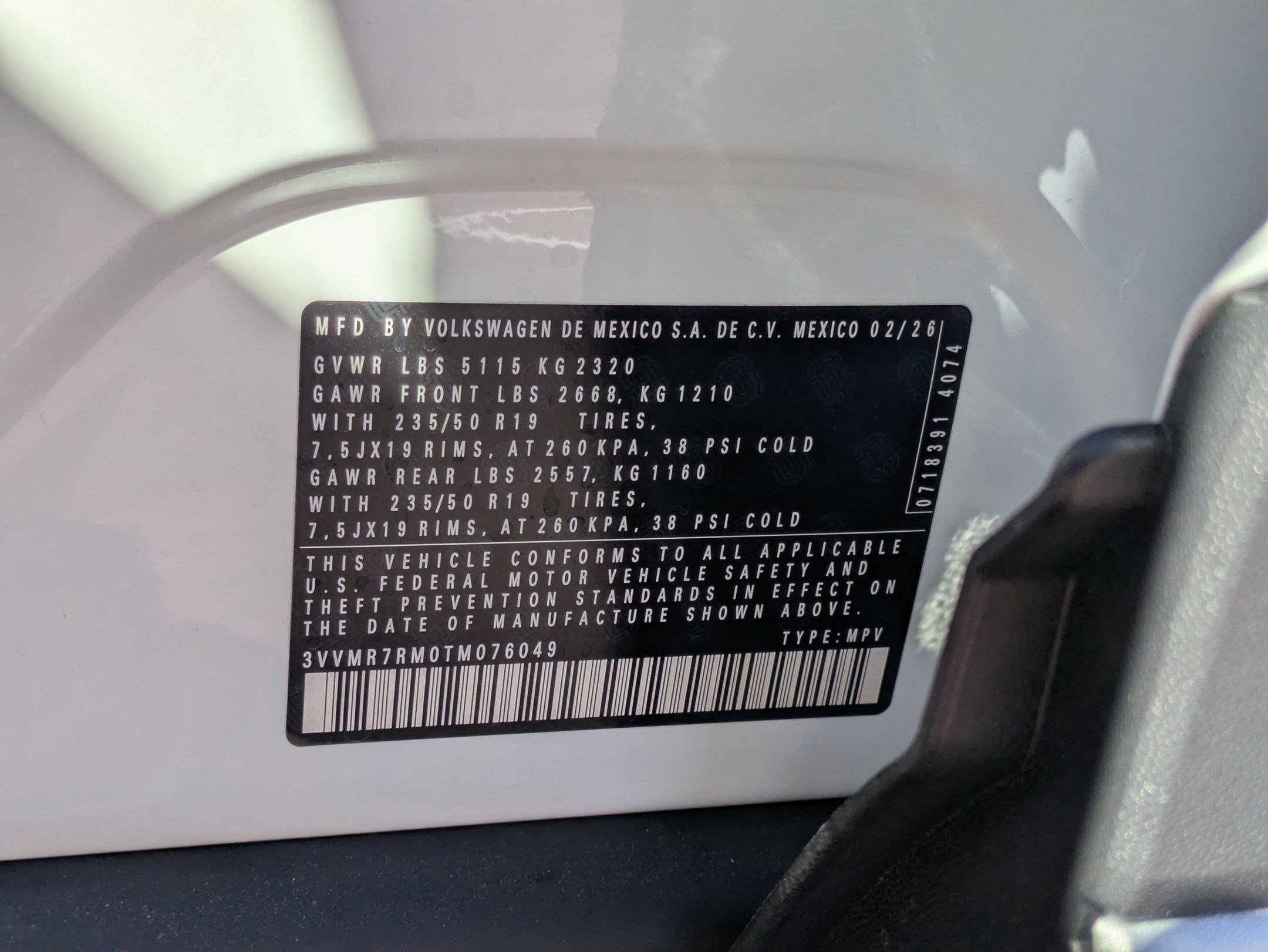 New 2026 Volkswagen Tiguan SE AWD/4WD image 19