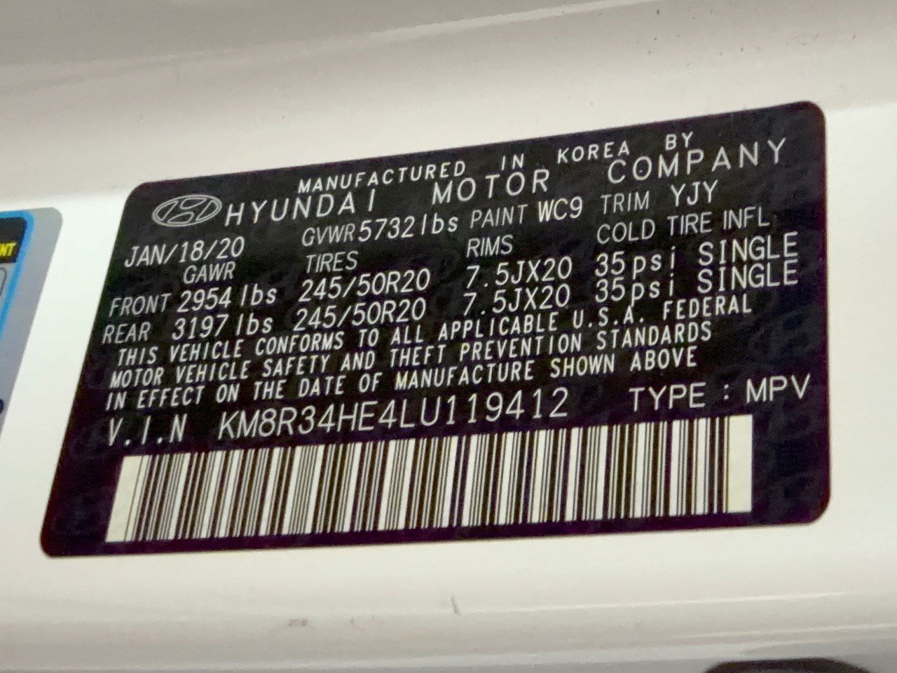 Used 2020 Hyundai Palisade SEL w/ Convenience Package FWD image 31