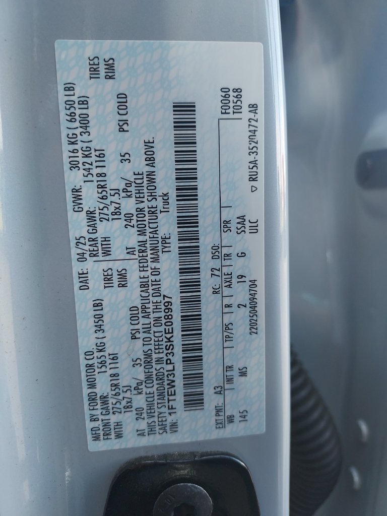 Used 2025 Ford F150 XLT w/ Equipment Group 301A Standard AWD/4WD image 23