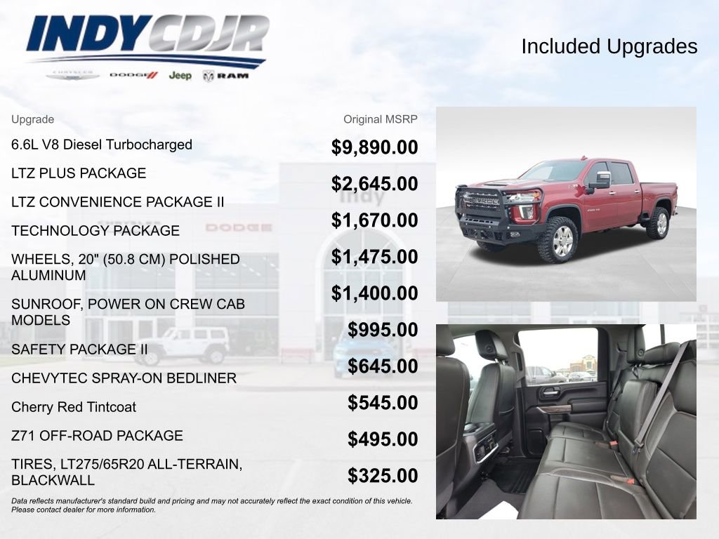 Used 2022 Chevrolet Silverado 2500 LTZ w/ LTZ Plus Package AWD/4WD image 4