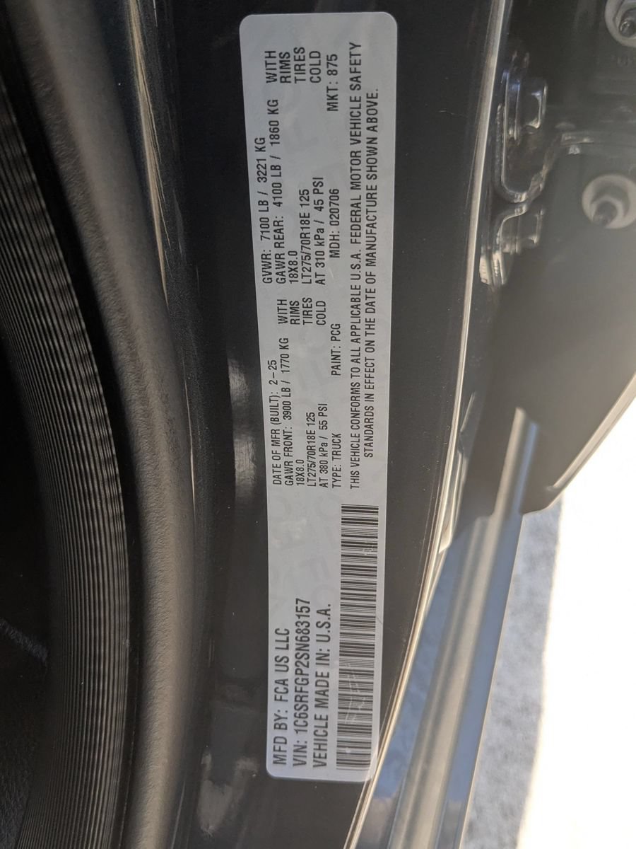 Used 2025 RAM 1500 Warlock AWD/4WD image 38
