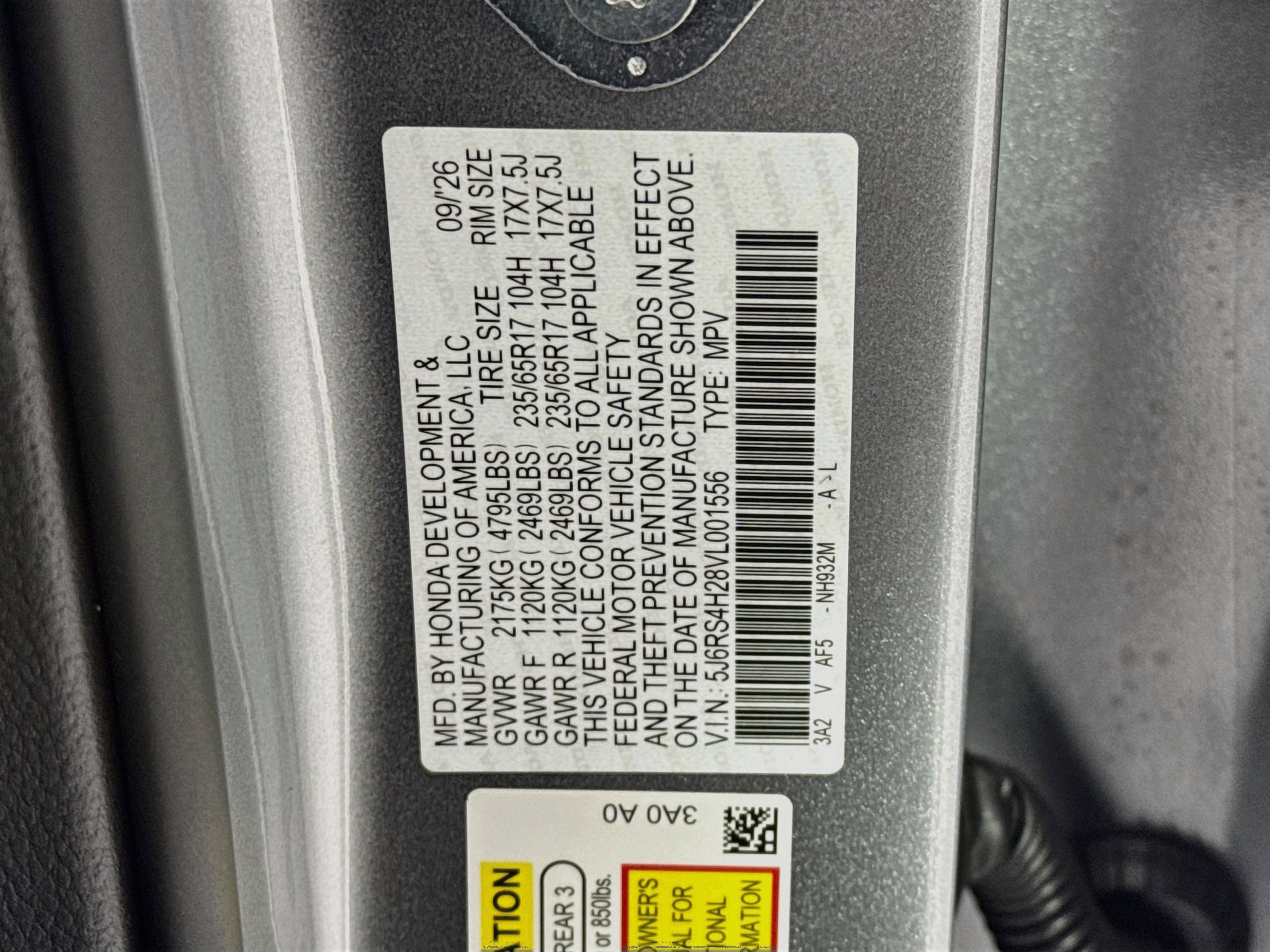 New 2027 Honda CR-V LX image 30