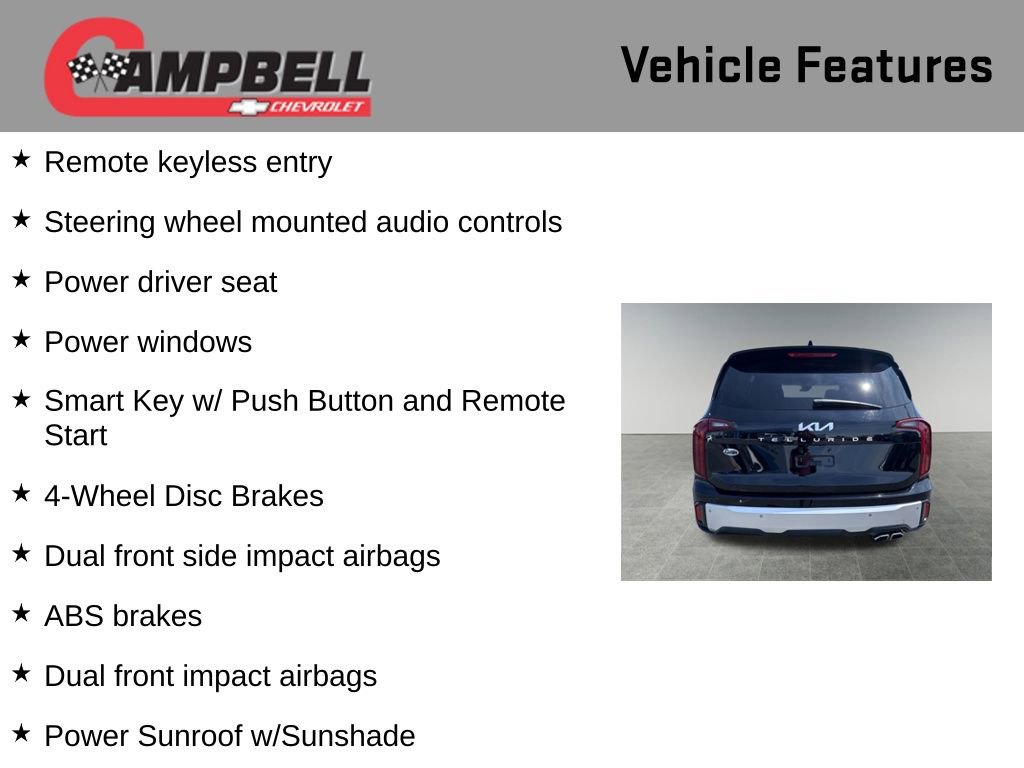 Used 2024 Kia Telluride S w/ S Sunroof Package image 10