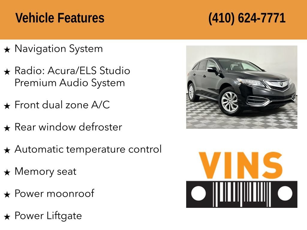Used 2016 Acura RDX AWD w/ Technology Package image 5