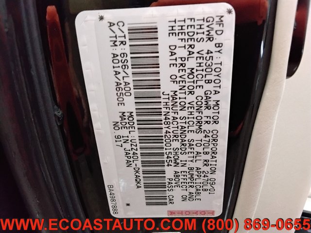 Used 2002 Lexus SC 430 Convertible image 18