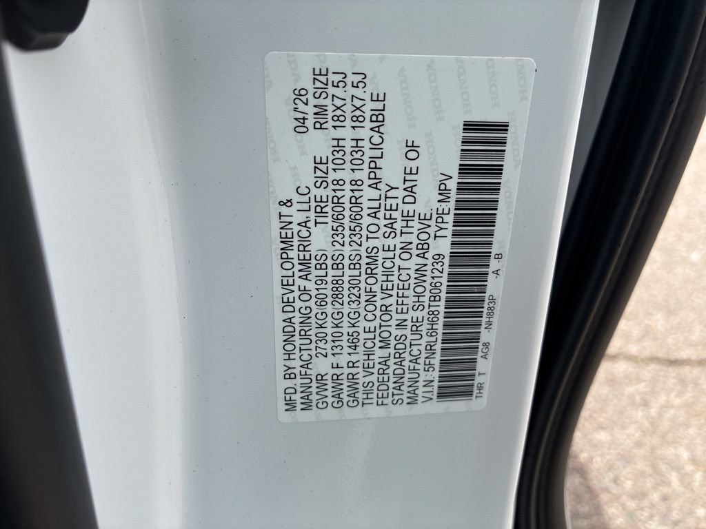 New 2026 Honda Odyssey EX-L image 27