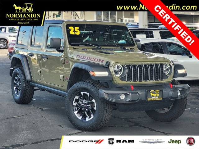 Certified 2025 Jeep Wrangler Unlimited Rubicon