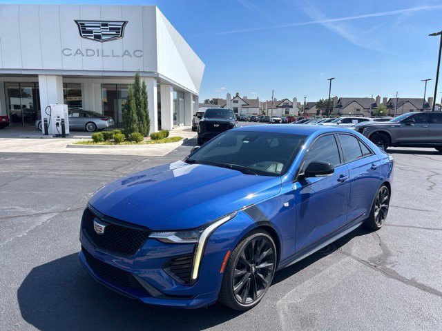 Used 2023 Cadillac CT4 Sport w/ LPO, ONYX Package RWD image 2