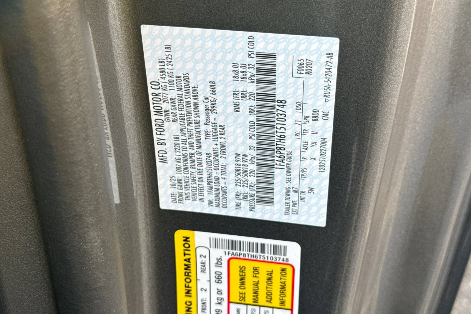 New 2026 Ford Mustang Premium RWD image 26