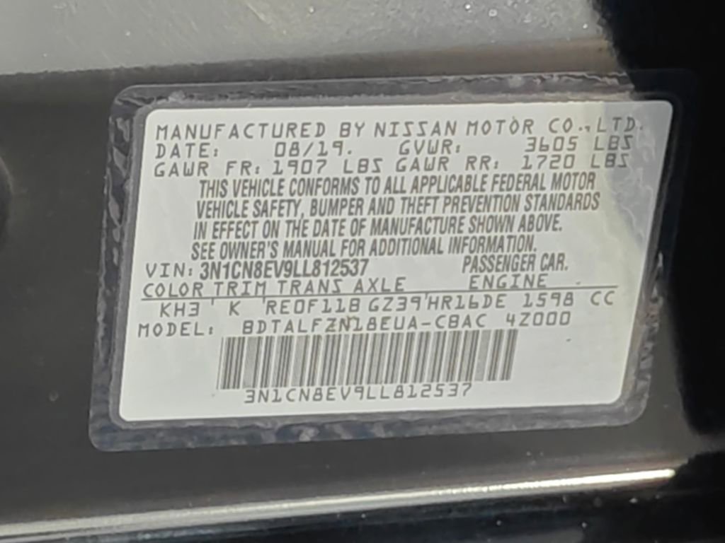 Used 2020 Nissan Versa SV image 44