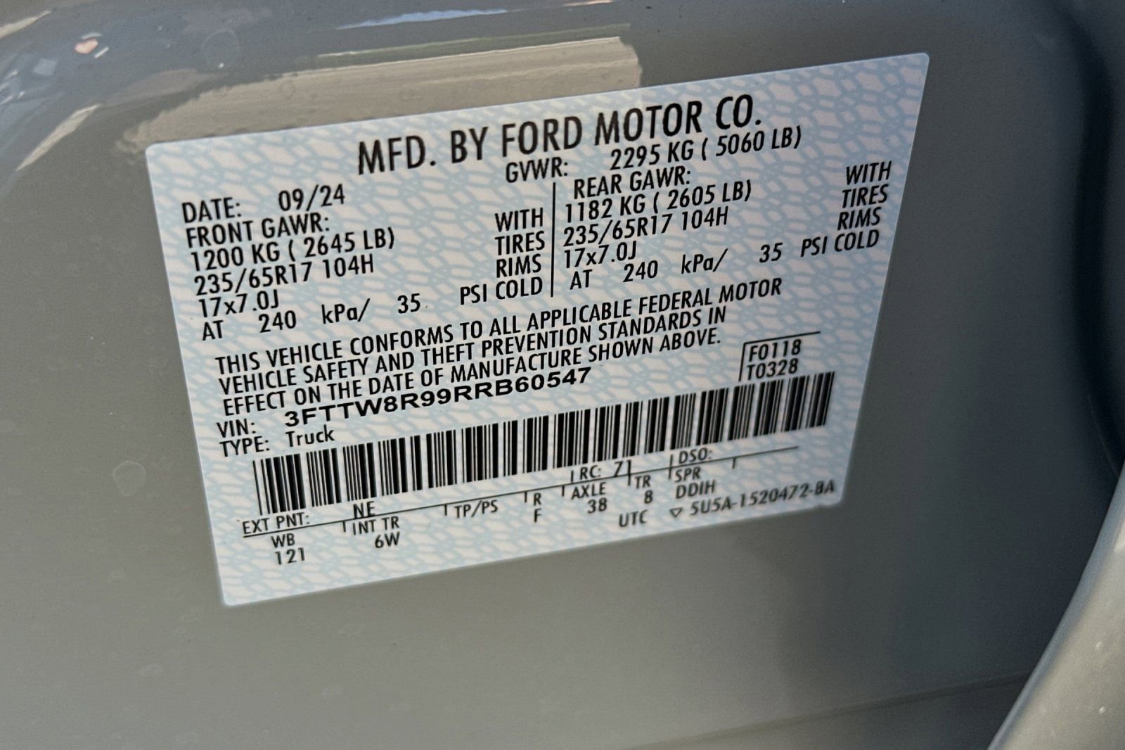 New 2024 Ford Maverick Tremor w/ Tremor Off-Road Package image 28