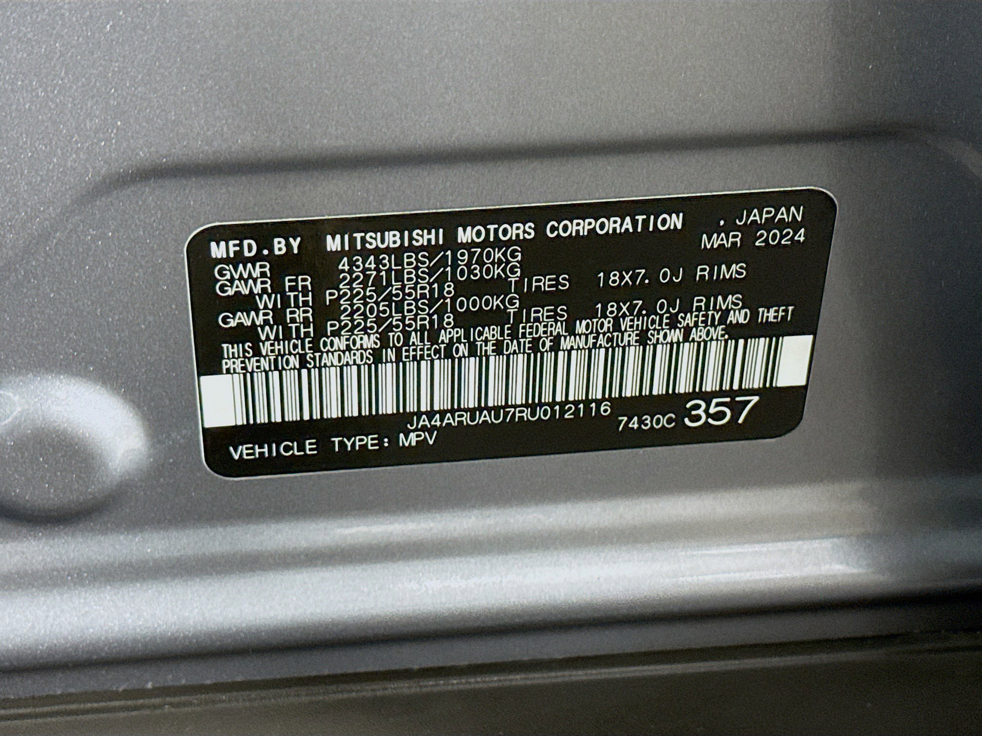 Used 2024 Mitsubishi Outlander Sport ES image 39