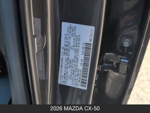 New 2026 MAZDA CX-50 AWD 2.5 S w/ Weather Package image 26