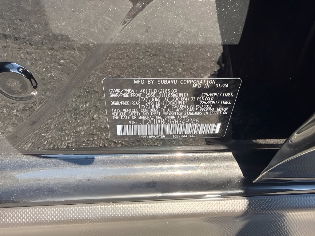 Used 2024 Subaru Crosstrek 2.0i w/ Crosstrek Mirror Package AWD/4WD image 30