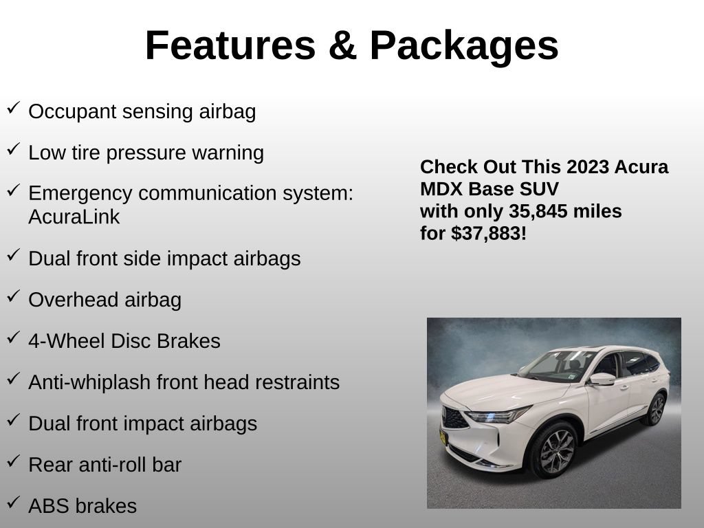 Used 2023 Acura MDX w/ Technology Package AWD/4WD image 20