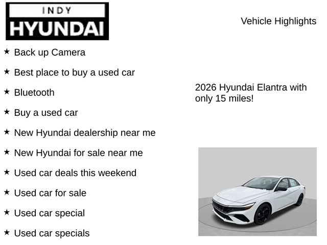 New 2026 Hyundai Elantra SEL Sport FWD image 8