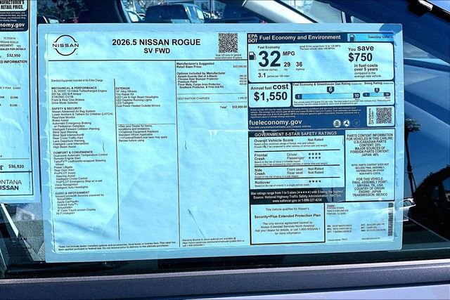 New 2026 Nissan Rogue SV image 13