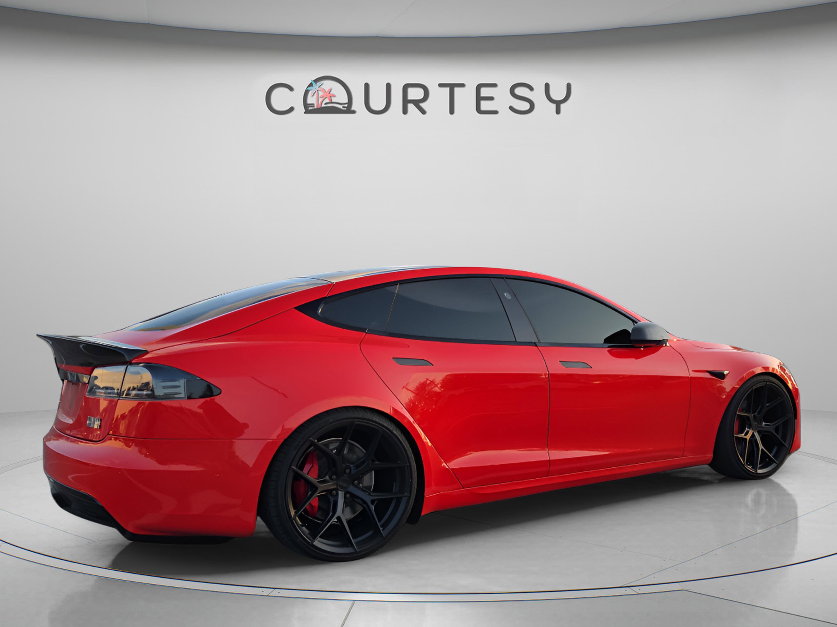 Used 2021 Tesla Model S Plaid AWD/4WD image 3