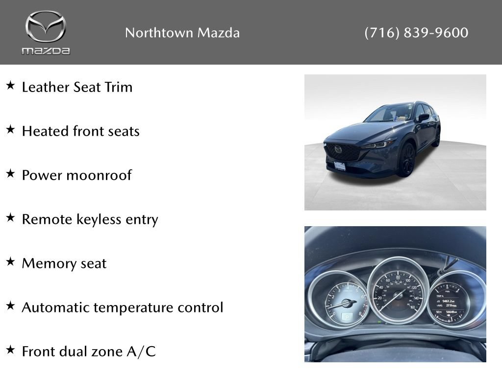 Certified 2023 MAZDA CX-5 Carbon Edition AWD/4WD image 2