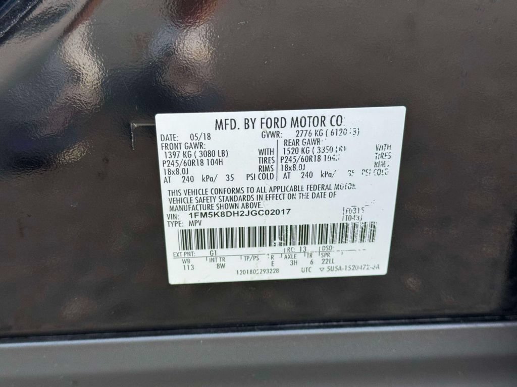 Used 2018 Ford Explorer XLT AWD/4WD image 13