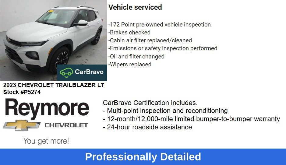 Certified 2023 Chevrolet TrailBlazer LT FWD image 46